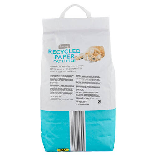 View of Recycled Paper Cat Litter 15L